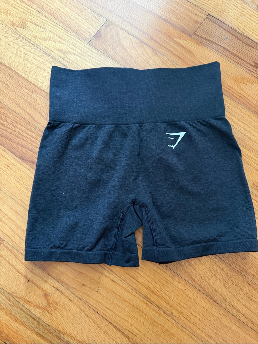 Gymshark Kids Black High-Waist Performance Leggings Shorts